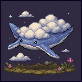 Cloud manta ray