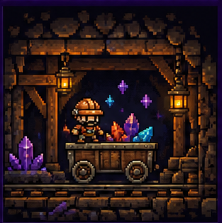 Underground minecart