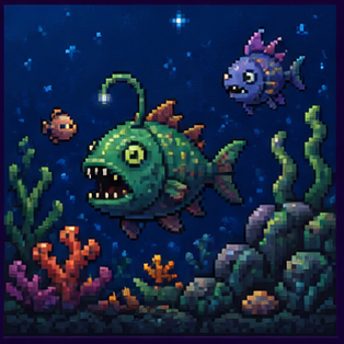 Strange deep-sea fish